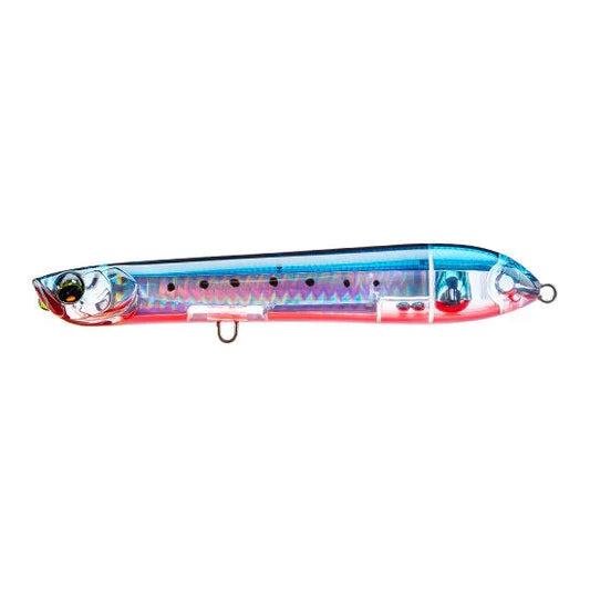 Lure Duel L-Blue Spit Pencil+ Treble Hooks #