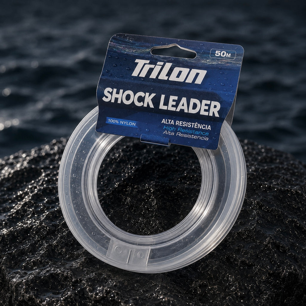 LINE TRILON SHOCK LEADER 50M WHITE