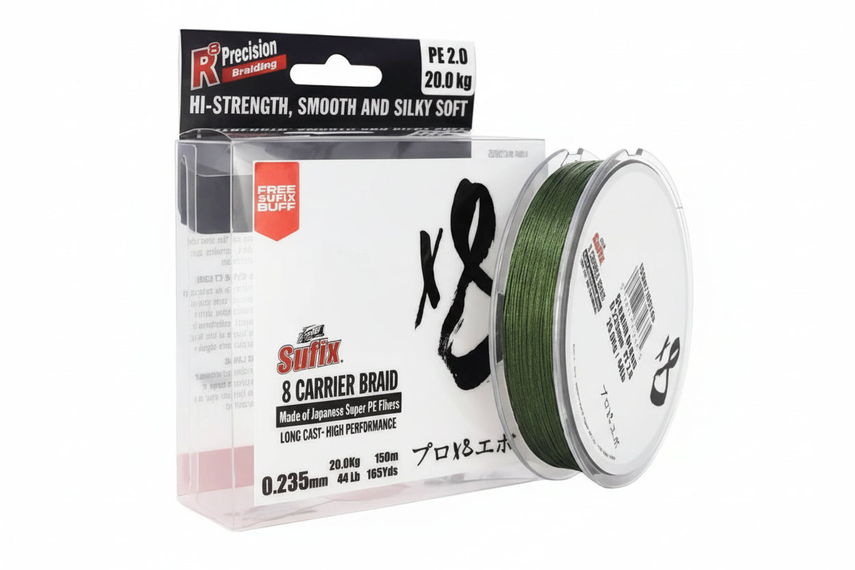 Sufix X8 Carrier Braid + Free Mask 🎁