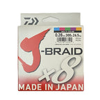 Daiwa J-Braid 58 lb – Multi Color