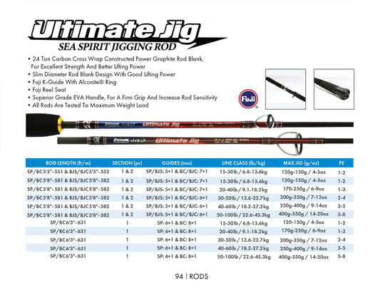 Pioneer Ultimate Jig Rod